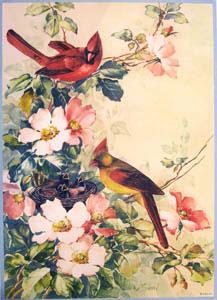 Bird and Blossom by Sibal. (532-B - 534-B).