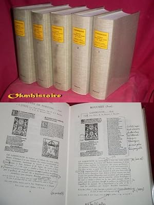 Bibliographie d'éditions originales et rares d'auteurs français des XVe, XVIe, XVIIe et XVIIIe si...