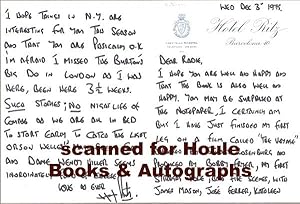 Autograph Letter Boldly Signed