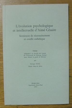 Image du vendeur pour L'volution psychologique et intellectuelle d'Aim Csaire. Thse. mis en vente par Bouquinerie du Varis