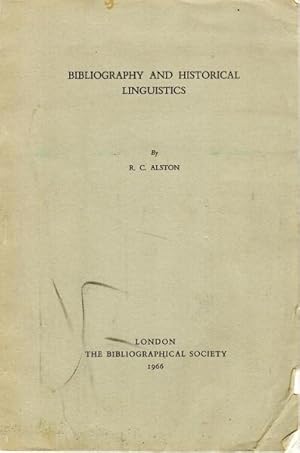 Bibliography and historical linguistics