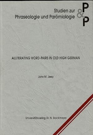 Immagine del venditore per Alliterating word-pairs in Old High German venduto da Rulon-Miller Books (ABAA / ILAB)