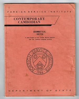 Seller image for Contemporary Cambodian: grammatical sketch for sale by Rulon-Miller Books (ABAA / ILAB)
