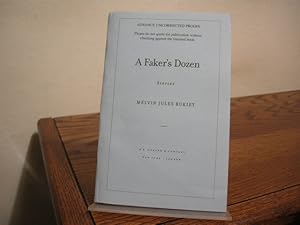 Seller image for A Faker's Dozen for sale by Bungalow Books, ABAA