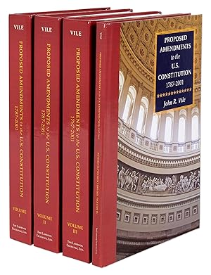 Bild des Verkufers fr Proposed Amendments to the U.S. Constitution 1787-2021. 4 Volumes zum Verkauf von The Lawbook Exchange, Ltd., ABAA  ILAB