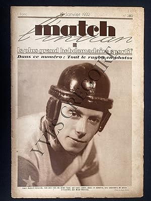 MATCH L'INTRAN-N°280-19 JANVIER 1932