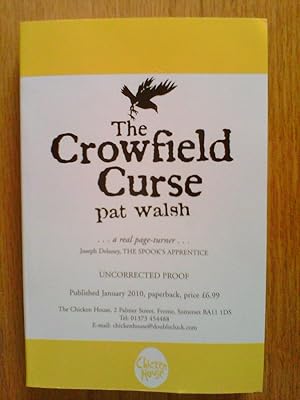 Seller image for The Crowfield Curse - proof copy for sale by Peter Pan books