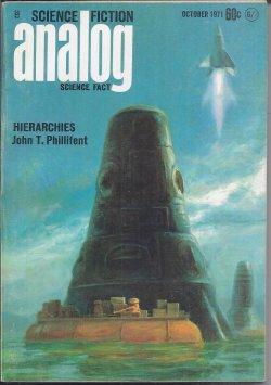 Imagen del vendedor de ANALOG Science Fiction/ Science Fact: October, Oct. 1971 a la venta por Books from the Crypt