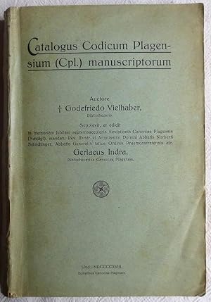 Catalogus Codicum Plagensium (Cpl.) manuscriptorum