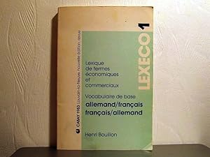 Immagine del venditore per Lexique De Termes economiques Et Commerciaux: Vocabulaire De Base, Allemand-Francais, Francais-Allemand venduto da Bidonlivre