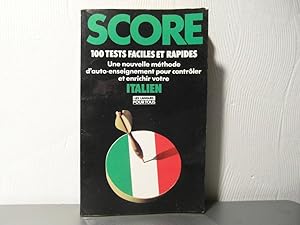 Image du vendeur pour Score italien - 100 tests faciles et rapides mis en vente par Bidonlivre