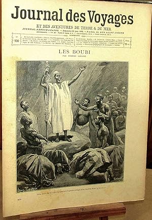 Imagen del vendedor de LES BOUBI - AFRIQUE EQUATORIALE - JOURNAL DES VOYAGES ET DES AVENTURES DE TERRE ET DE MER - NO 936 - 16 JUIN 1895 a la venta por Livres 113