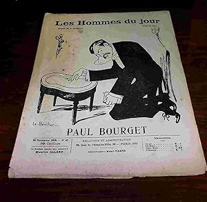 Bild des Verkufers fr PAUL BOURGET zum Verkauf von Livres 113