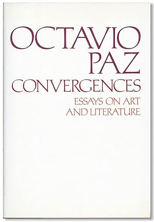 Seller image for Convergences: Essays on Art and Literature for sale by Lorne Bair Rare Books, ABAA