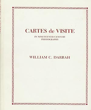 Imagen del vendedor de Cartes De Visite in Nineteenth Century Photography ( signed ) a la venta por Gibbs Books