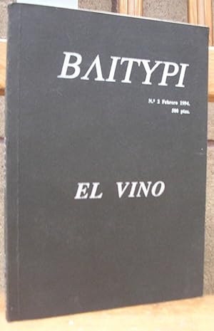 BAITYPI Nº 2. Febrero 1994. EL VINO