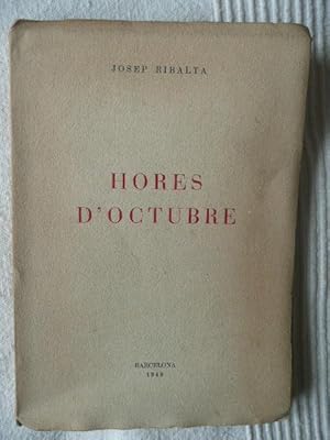Seller image for HORES D'OCTUBRE. for sale by Reus, Paris, Londres