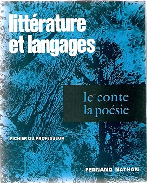 Seller image for Littrature et Langages.2-Le conte-La posie for sale by dansmongarage