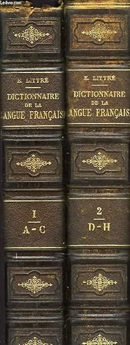 Image du vendeur pour DICTIONNAIRE DE LA LANGUE FRANCAIS, 5 VOLUMES: TOME I (A-C), TOME II (D-H), TOME III (I-P), TOME IV (Q-Z) + SUPPLEMENTS mis en vente par Le-Livre
