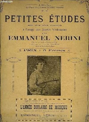 Seller image for PETITES ETUDES A L'USAGE DES JEUNES VIOLONISTES for sale by Le-Livre