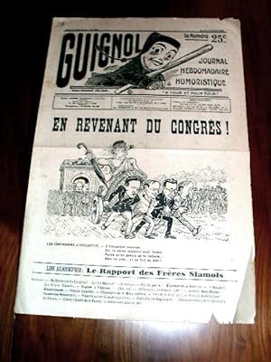 Guignol. Journal hebdomadaire satirique, n° 1048, samedi 3 Novembre 1934 - En Revenant du Congrès...