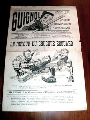 Guignol. Journal hebdomadaire satirique, n° 1015, samedi 17 Mars 1934 - Le Retour du Crucifié Edo...