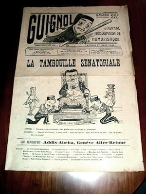 Guignol. Journal hebdomadaire satirique, n° 1094, samedi 21 septembre 1935 - La Tambouille Sénato...