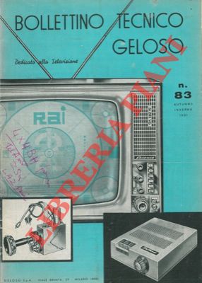 Bollettino tecnico Geloso n° 83. Dedicato alla televisione.