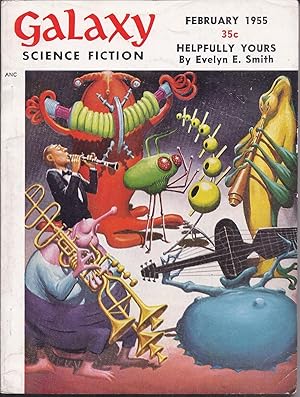 Imagen del vendedor de GALAXY Science Fiction: February, Feb. 1955 a la venta por Books from the Crypt