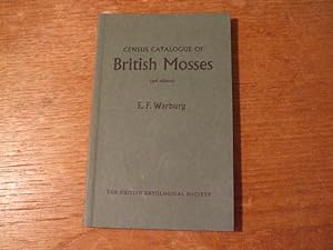 Bild des Verkufers fr Census Catalogue of BRITISH MOSSES (3rd edition) zum Verkauf von Parrott Books