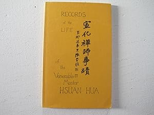 Immagine del venditore per Records of the Life of the Venerable Master Hsuan Hua. Volume One. venduto da Sara Armstrong - Books