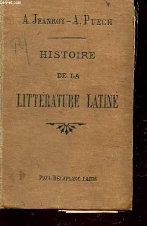 Imagen del vendedor de HISTOIRE DE LA LITTERATURE LATINE / 17E EDITION. a la venta por Le-Livre