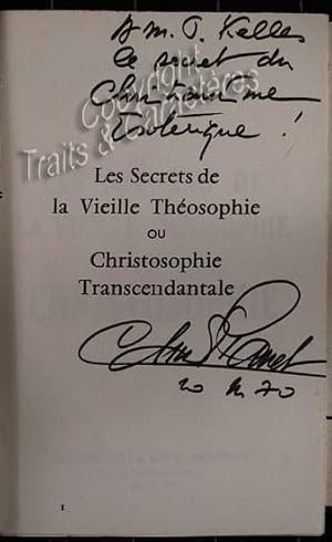 Les secrets de la vieille théosophie ou christosophie.