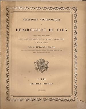 Répertoire ARCHÉOLOGIQUE du Département du TARN