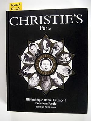 Christie's Paris. Bibliothèque Daniel Filipacchi. Première Partie. Jeudi 29 Avril, 2004.