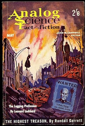 Seller image for Analog Science Fact & Fiction Volume 17 No. 5 May 1961. for sale by Little Stour Books PBFA Member