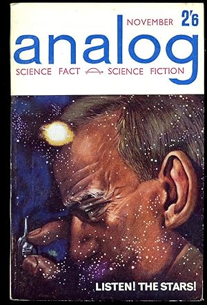 Seller image for Analog Science Fact & Science Fiction Volume 18 No. 11 November 1962. for sale by Little Stour Books PBFA Member