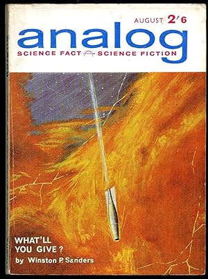 Image du vendeur pour Analog Science Fact & Science Fiction Volume 19 No. 8 August 1963. mis en vente par Little Stour Books PBFA Member
