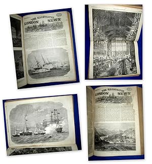 Bild des Verkufers fr The ILLUSTRATED LONDON NEWS. Volumes 42 & 43. 1863 January to June and July to December. Includes The American Civil War, zum Verkauf von Tony Hutchinson