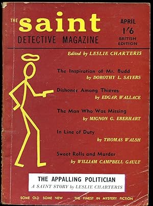 Immagine del venditore per The Saint Detective Magazine Volume 1 Number 6 April 1955. venduto da Little Stour Books PBFA Member
