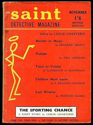 Immagine del venditore per The Saint Detective Magazine Volume 4 Number 1 November 1957. venduto da Little Stour Books PBFA Member