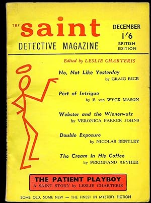 Immagine del venditore per No, Not Like Yesterday, Double Exposure to The Saint Detective Magazine Volume 4 Number 2 December 1957. venduto da Little Stour Books PBFA Member