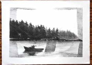 Imagen del vendedor de Morning in Maine. [Fishing Boat with trees in backrgound]. a la venta por Wittenborn Art Books