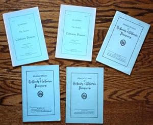 Quarterly of the Society of California Pioneers.Vol. II, Nos. 3 & 4.