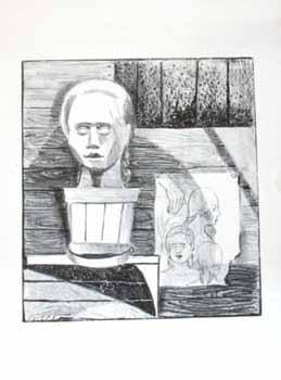 Imagen del vendedor de Head of a Pigtailed Girl on a Pedestal with figure Studies. a la venta por Wittenborn Art Books