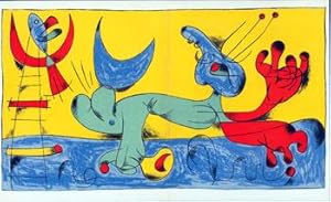 Plate 7 from Joan Miró (1956) by Jacques Prévert and Georges Ribemont-Dessaignes.