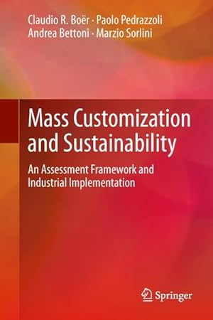 Bild des Verkufers fr Mass Customization and Sustainability : An assessment framework and industrial implementation zum Verkauf von AHA-BUCH GmbH