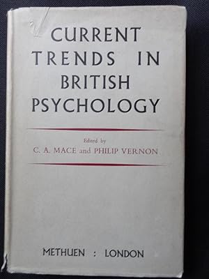 Immagine del venditore per CURRENT TRENDS IN BRITISH PSYCHOLOGY venduto da Douglas Books