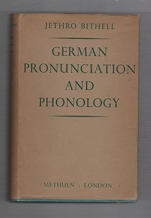 Imagen del vendedor de German Pronounciation and Phonology a la venta por Recycled Books & Music