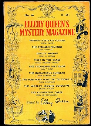 Immagine del venditore per Ellery Queen's Mystery Magazine [British Edition] No. 46 November 1956. venduto da Little Stour Books PBFA Member
